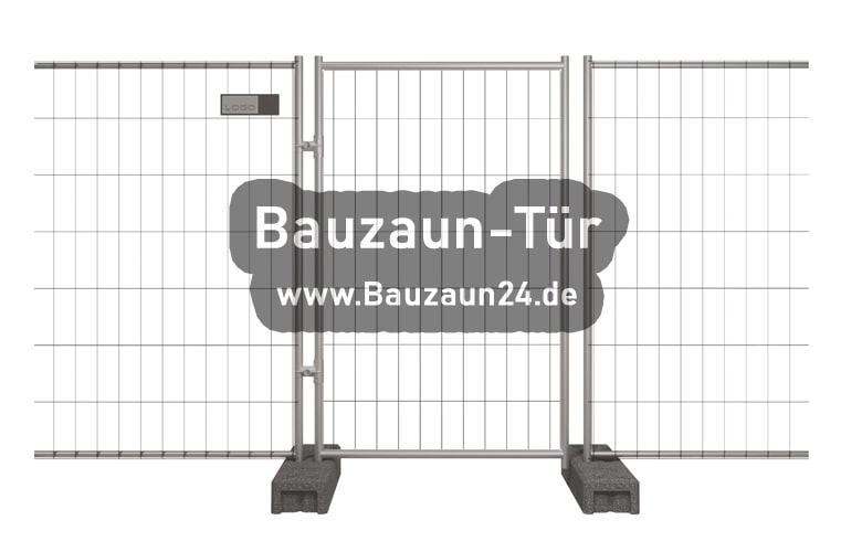 Bauzauntür - Personentür - Bauzaun Tür - Bauzaun24.de